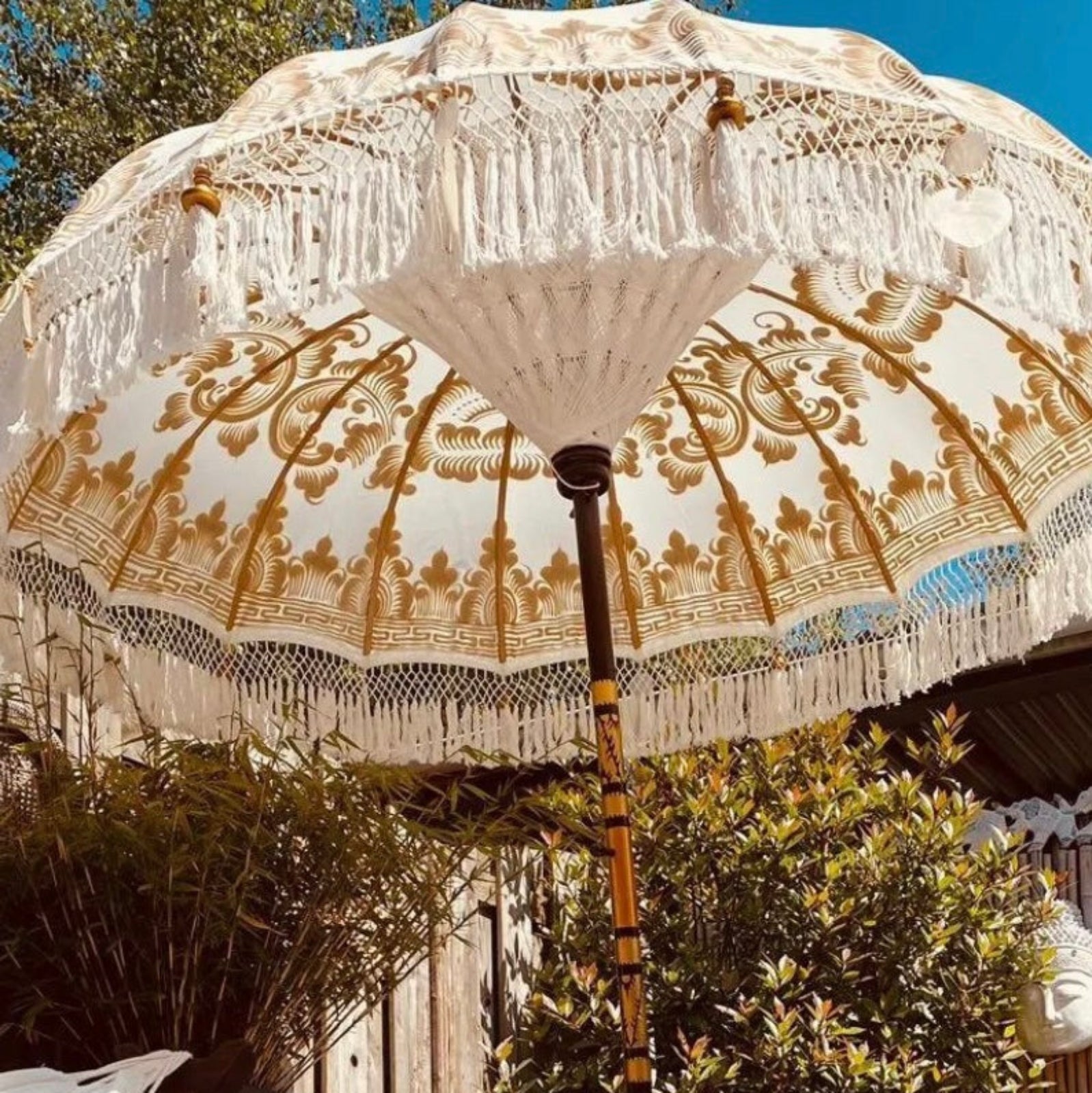 Golden Abbey Balinese Parasol